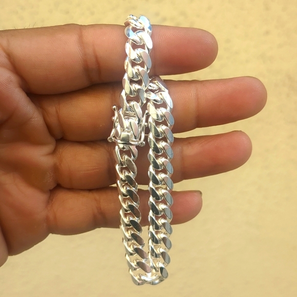 Miami Cuban 250 9.1mm Bracelet Box Lock Clasp - CH682 - Picture 3 of 3